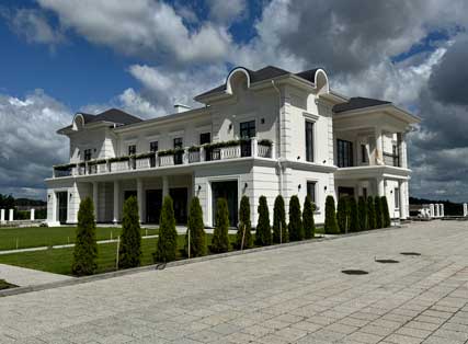 Молниезащита загородного дома, пример 111